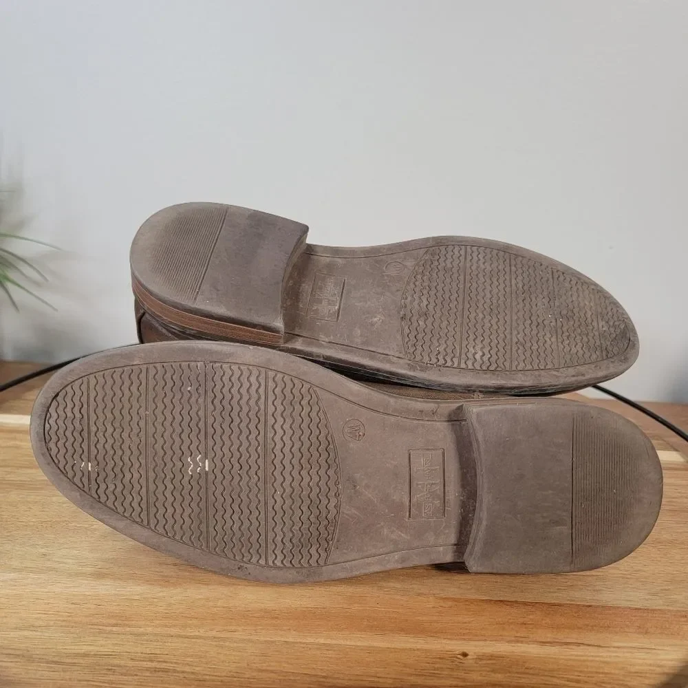 Ashford Hayes Porter Brown Leather Chelsea Boots Slip on Size 4 M